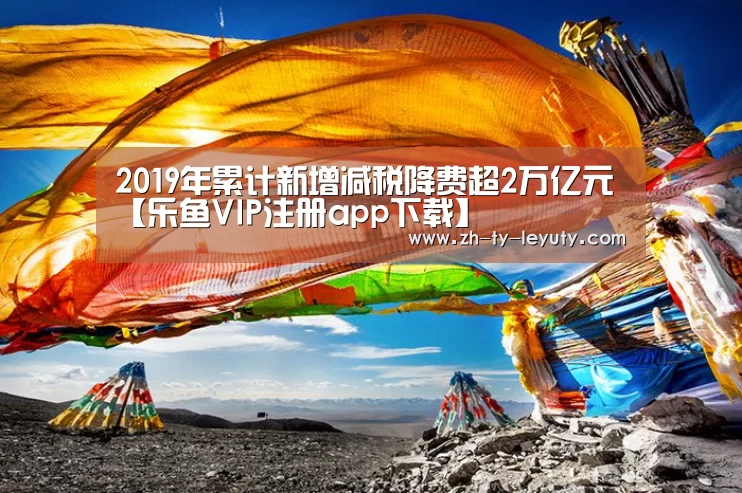 2019年累计新增减税降费超2万亿元【乐鱼VIP注册app下载】(图3) leyu sports